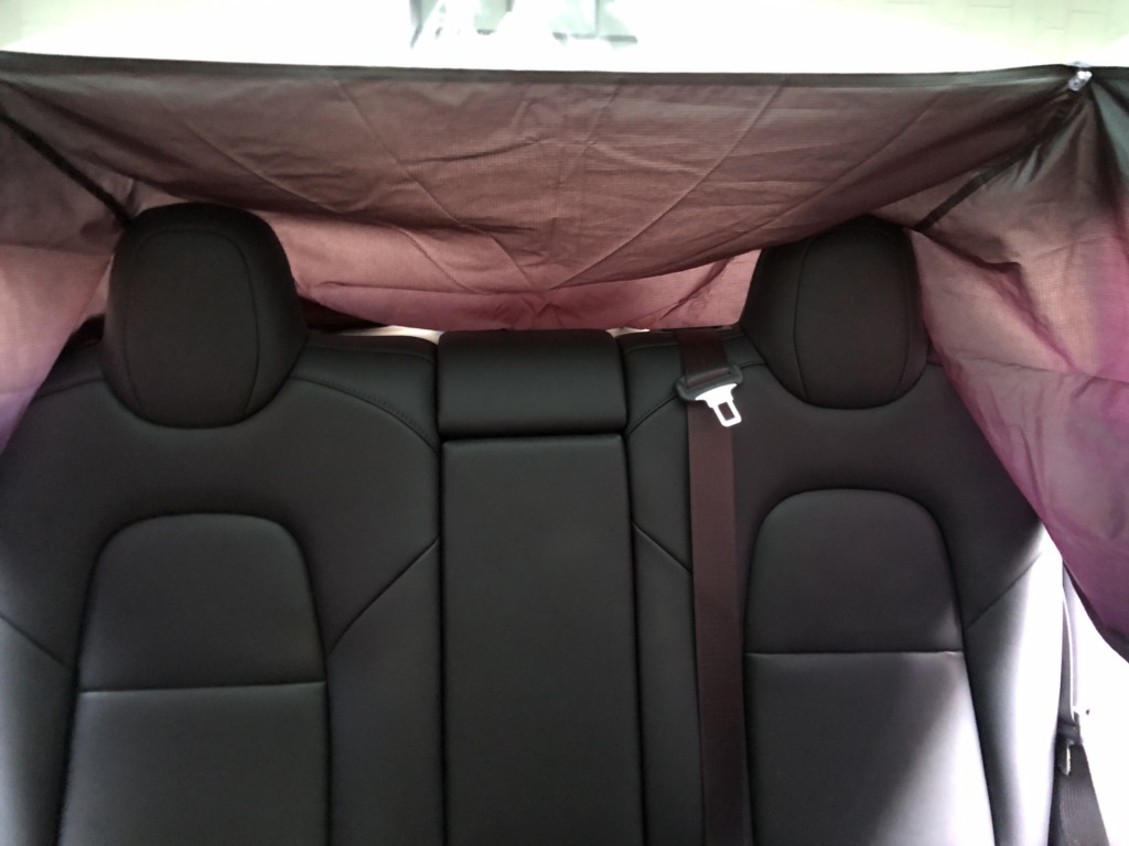 車中泊の強い味方 モデル3専用設計のプライバシースクリーンをご紹介 テスカス